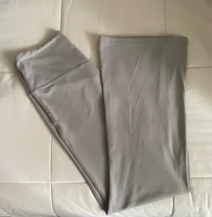 Cream Flared Pants Tan Size M thumbnail 2