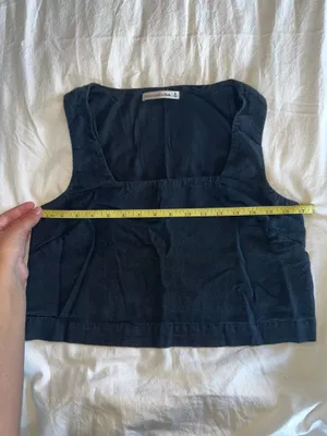 Abercrombie & Fitch Linen-blend tank thumbnail 4