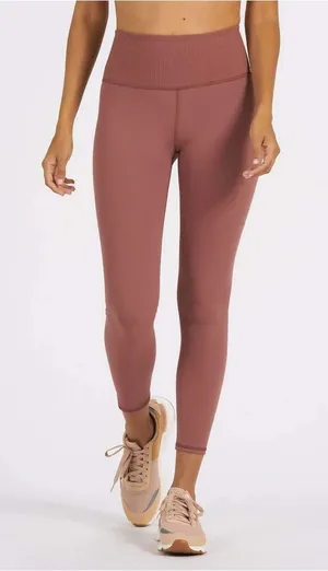 Vuori Women's Rib Studio Legging VW428 Terracotta Womens‎ Size S thumbnail 1