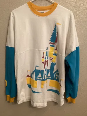 NWOT Disney Parks Walt World 50th Anniversary Vault Collection Spirit Jersey L thumbnail 1