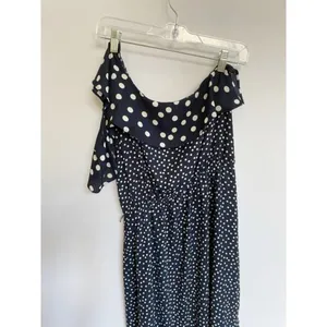 A NEW DAY Women's Polka Dot One Shoulder Midi Dress - L‎ thumbnail 8