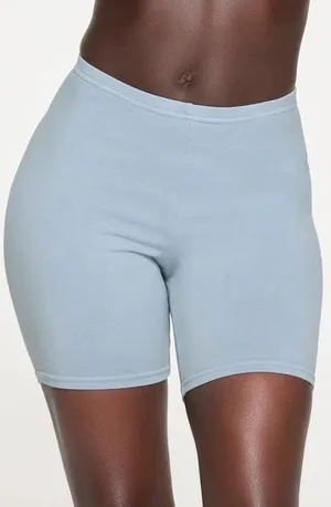 SKIMS Outdoor Bike Shorts Denim Blue Size Small NWT thumbnail 1