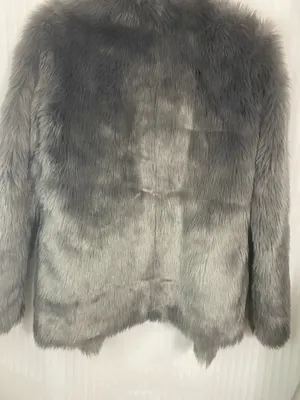 Forever 21 Exclusive Faux Fur Gray Women's Jacket thumbnail 10
