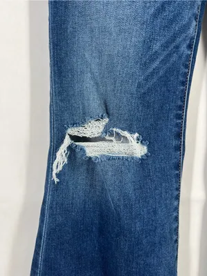 American Eagle Outfitters High-Rise‎ Flare Jeans - Medium Blue thumbnail 5