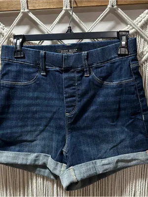 Judy Blue Dark Indigo Cuffed Denim Shorts thumbnail 4