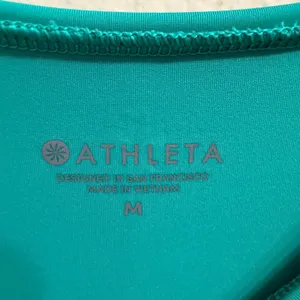 Athleta Sunlover UPF 50+‎ Sleeveless Mesh Hem Teal Green Medium 420736 thumbnail 7