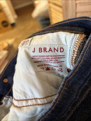 J Brand Dark Indigo Rolled-Hem Boyfriend Jean Shorts 27 thumbnail 4