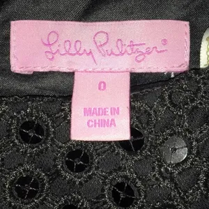 Lilly Pulitzer Abrianna Black Sequin Mini Dress 0 v6x thumbnail 4