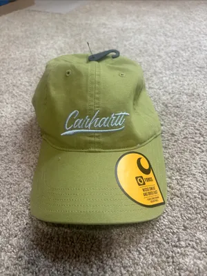 Carhartt One Size Fits Most Green Baseball Hat New With Tags thumbnail 2