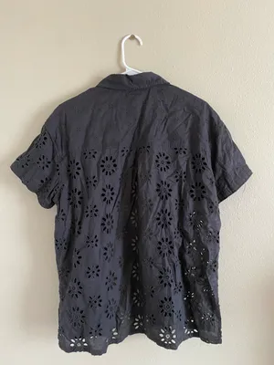 American Eagle Floral Button Down Shirt thumbnail 2