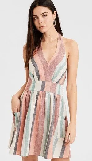 American Eagle Outfitters Halter Dress thumbnail 1
