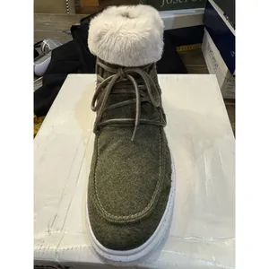 Romika Womens Helsinki 01‎ Boot Olive/Kombi size 39 Fur thumbnail 3
