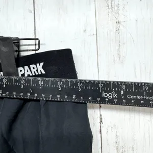 Ivy‎ Park Short Women Size Large Black Athletic Elastic Waist Logo Shorts Casual thumbnail 4