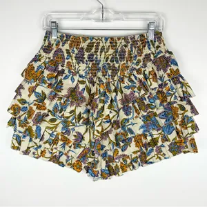 Anthropologie Love the Label Tiered Mini Skirt thumbnail 3