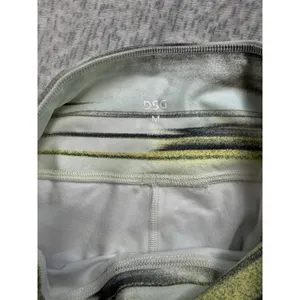 DSG Womens Cold Weather Compression High-Rise Leggings Abstract Stripe Yellow M‎ thumbnail 4