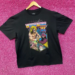 WWE Wrestlemania VI Black Short Sleeve Graphic T-Shirt 2XL thumbnail 3
