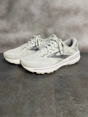 Brooks Adrenaline GTS 22 Women’s Oyster Grey/White Sneakers 1203531B134 Sz 7.5B thumbnail 2