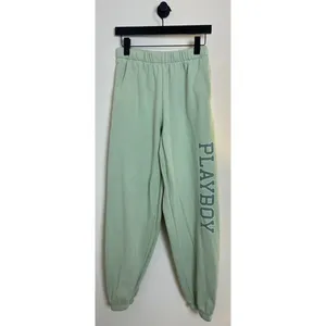 PLAYBOY by Pacsun Sweatpants in Mint Size Small thumbnail 2