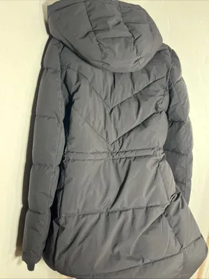 Calvin Klein Women's Black Puffer Coat with Hood Classic retail $400 thumbnail 9