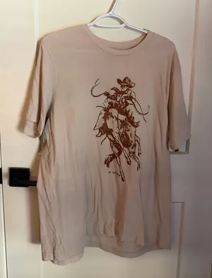 Western Tee Tan Size XL thumbnail 1