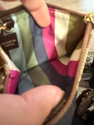 Vintage coach mini skinny coin wallet thumbnail 3