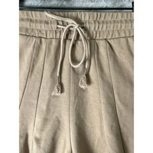 UGG Women's Phaedra Short Tan Elastic Drawstring Flounce Ruffle Lounge Shorts XS thumbnail 2