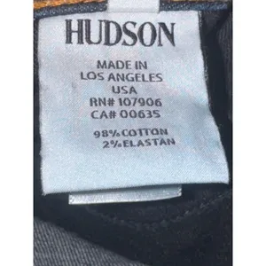 Hudson Jeans Women 31 Skinny Low Rise Flap Pocket Dark Wash Denim Pants USA Y2K‎ thumbnail 7