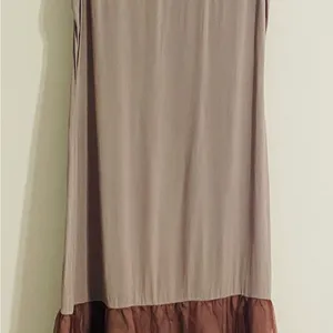 Nataya Women’s Taupe Dress Sz S Titanic Gatsby Jazz Party Wedding Tiered chiffon thumbnail 12