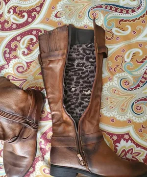 Faux leather boots sz7 thumbnail 7