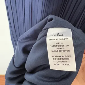 Lulus Compelling Poise Navy Blue Plisse Cutout Sleeveless Maxi Dress Size Medium thumbnail 11