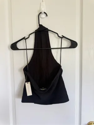 Anthropologie Maeve NEW Halter Cable Sweater Vest thumbnail 7
