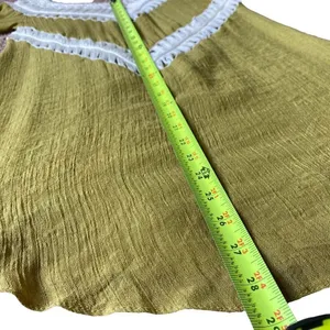 Wishlist Boho Chartreuse ￼Crochet Tunic Top thumbnail 7