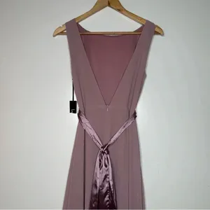 Lulus NWT That Special Something Mauve Maxi Dress Size Small thumbnail 8