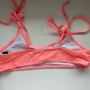 Coral/pink bikini top from boutine LA thumbnail 2