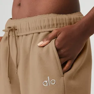 Alo Yoga Accolade Straight Leg Sweatpants Tan Brown Large W0456R thumbnail 2