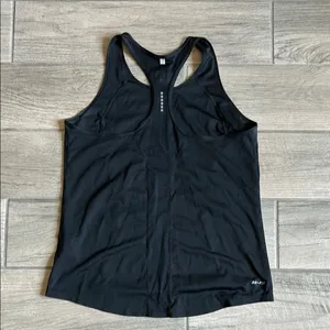 Nike Black Fitted Sleeveless Tank Top thumbnail 6