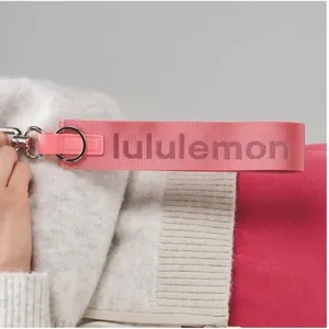 Lululemon‎ Never Lost Keychain- Raspberry Cream/Wine Berry NEW! RETIRED COLOR thumbnail 2