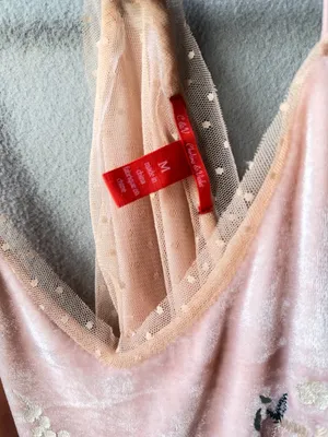 Romantic Velvet Embroidered Mini Dress 🌸 Fairycore Coquette Lace Beaded Detail thumbnail 5