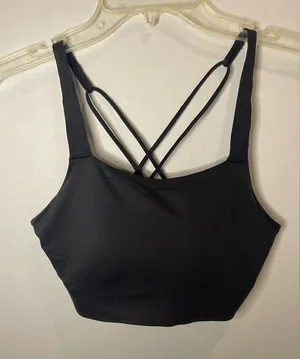 Nike Black Strappy Sports Bra thumbnail 1
