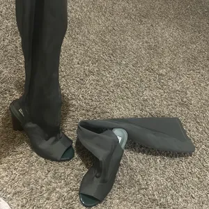 Cape Robbin “Connie” Knee High Boots‎ Army Green Nylon thumbnail 1