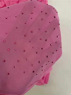 Skims NWT Mesh Rhinestone Swim Cover Up Pants Taffy Pink Size 3X thumbnail 6
