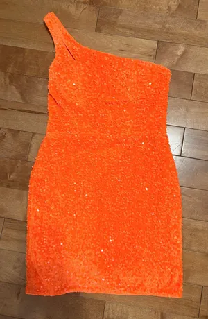Mango/Orange Hoco dress Orange thumbnail 1