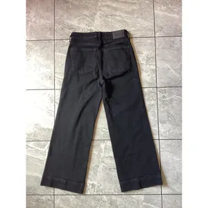 Everlane The Wide Leg Jean Black High Rise Button Fly Ankle Pants Size 26 Ankle thumbnail 6