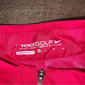 Nike Golf 1/4 Zip NFL Philadelphia Eagles Women’s Size Medium Pink/White/Green thumbnail 3