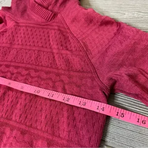 Lululemon rest less seamless hoodie violet red‎ pink thumbnail 5