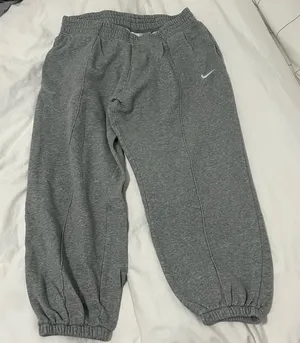 Nike Women’s Grey Embroidered Sweatpants Large thumbnail 1