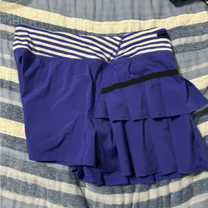 Women’s Lululemon blue skort size 6 thumbnail 8