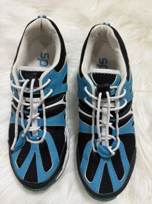 Speedo Womens Size 7 Hydro Comfort 4.0 Shoes WaterSneakers Blue/Teal Black White thumbnail 1