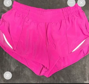 Lululemon Shorts Hotty Hot Pink Hot thumbnail 2