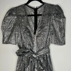 Hunter Bell Metallic Midi Dress Size 6 thumbnail 3
